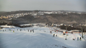 Skiareál Hlubočky - Horní část sjezdovky skiareálu Hlubočky - 31.12.2025 v 09:45 Skiareál Hlubočky - Horní část sjezdovky skiareálu Hlubočky - 31.12.2025 v 09:45