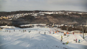 Skiareál Hlubočky - Horní část sjezdovky skiareálu Hlubočky - 31.12.2025 v 10:05 Skiareál Hlubočky - Horní část sjezdovky skiareálu Hlubočky - 31.12.2025 v 10:05