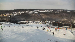 Skiareál Hlubočky - Horní část sjezdovky skiareálu Hlubočky - 31.12.2025 v 10:15 Skiareál Hlubočky - Horní část sjezdovky skiareálu Hlubočky - 31.12.2025 v 10:15