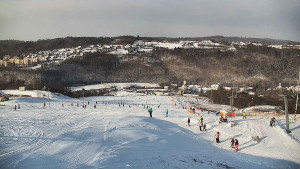 Skiareál Hlubočky - Horní část sjezdovky skiareálu Hlubočky - 31.12.2025 v 10:20 Skiareál Hlubočky - Horní část sjezdovky skiareálu Hlubočky - 31.12.2025 v 10:20