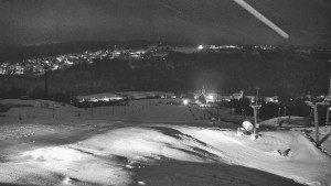 Skiareál Hlubočky - Horní část sjezdovky skiareálu Hlubočky - 1.1.2026 v 00:00