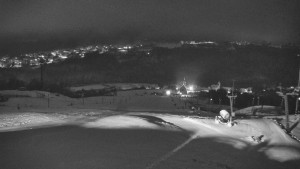 Skiareál Hlubočky - Horní část sjezdovky skiareálu Hlubočky - 1.1.2026 v 00:20