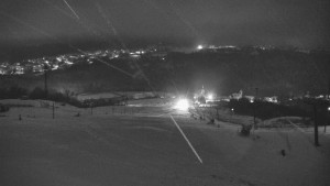 Skiareál Hlubočky - Horní část sjezdovky skiareálu Hlubočky - 1.1.2026 v 00:25