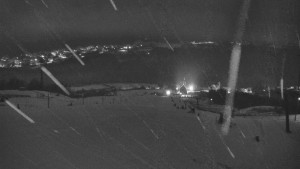 Skiareál Hlubočky - Horní část sjezdovky skiareálu Hlubočky - 1.1.2026 v 00:50