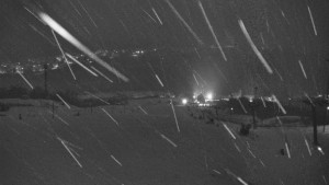 Skiareál Hlubočky - Horní část sjezdovky skiareálu Hlubočky - 1.1.2026 v 01:15