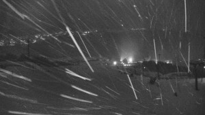 Skiareál Hlubočky - Horní část sjezdovky skiareálu Hlubočky - 1.1.2026 v 01:20