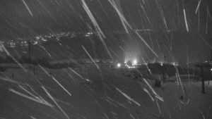 Skiareál Hlubočky - Horní část sjezdovky skiareálu Hlubočky - 1.1.2026 v 01:25