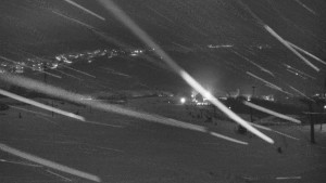 Skiareál Hlubočky - Horní část sjezdovky skiareálu Hlubočky - 1.1.2026 v 01:30