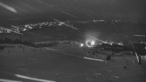 Skiareál Hlubočky - Horní část sjezdovky skiareálu Hlubočky - 1.1.2026 v 01:35