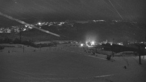 Skiareál Hlubočky - Horní část sjezdovky skiareálu Hlubočky - 1.1.2026 v 01:40