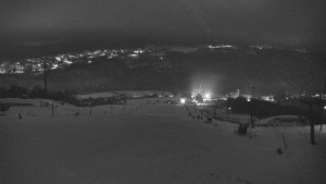 Skiareál Hlubočky - Horní část sjezdovky skiareálu Hlubočky - 1.1.2026 v 01:45