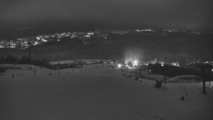 Skiareál Hlubočky - Horní část sjezdovky skiareálu Hlubočky - 1.1.2026 v 02:00