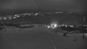 Skiareál Hlubočky - Horní část sjezdovky skiareálu Hlubočky - 1.1.2026 v 02:05