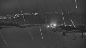 Skiareál Hlubočky - Horní část sjezdovky skiareálu Hlubočky - 1.1.2026 v 02:35