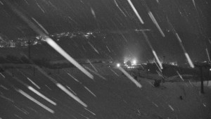 Skiareál Hlubočky - Horní část sjezdovky skiareálu Hlubočky - 1.1.2026 v 02:45