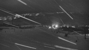 Skiareál Hlubočky - Horní část sjezdovky skiareálu Hlubočky - 1.1.2026 v 02:55