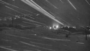 Skiareál Hlubočky - Horní část sjezdovky skiareálu Hlubočky - 1.1.2026 v 03:35