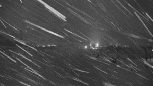 Skiareál Hlubočky - Horní část sjezdovky skiareálu Hlubočky - 1.1.2026 v 03:45