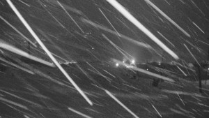 Skiareál Hlubočky - Horní část sjezdovky skiareálu Hlubočky - 1.1.2026 v 03:55