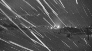 Skiareál Hlubočky - Horní část sjezdovky skiareálu Hlubočky - 1.1.2026 v 04:10