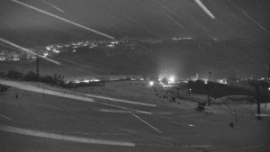 Skiareál Hlubočky - Horní část sjezdovky skiareálu Hlubočky - 1.1.2026 v 04:15