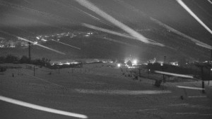 Skiareál Hlubočky - Horní část sjezdovky skiareálu Hlubočky - 1.1.2026 v 04:30