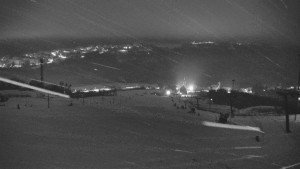 Skiareál Hlubočky - Horní část sjezdovky skiareálu Hlubočky - 1.1.2026 v 04:50