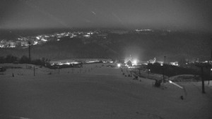 Skiareál Hlubočky - Horní část sjezdovky skiareálu Hlubočky - 1.1.2026 v 05:10