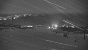 Skiareál Hlubočky - Horní část sjezdovky skiareálu Hlubočky - 1.1.2026 v 05:20