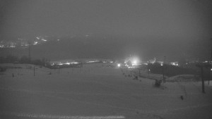 Skiareál Hlubočky - Horní část sjezdovky skiareálu Hlubočky - 1.1.2026 v 05:40