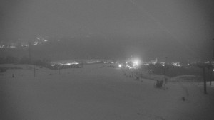 Skiareál Hlubočky - Horní část sjezdovky skiareálu Hlubočky - 1.1.2026 v 05:50