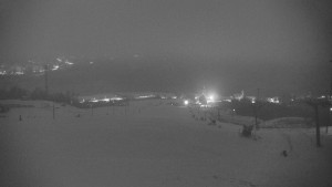 Skiareál Hlubočky - Horní část sjezdovky skiareálu Hlubočky - 1.1.2026 v 05:55