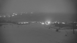 Skiareál Hlubočky - Horní část sjezdovky skiareálu Hlubočky - 1.1.2026 v 06:00