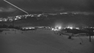 Skiareál Hlubočky - Horní část sjezdovky skiareálu Hlubočky - 1.1.2026 v 06:20