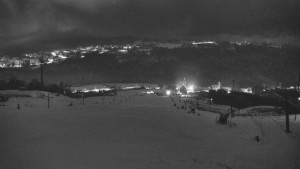 Skiareál Hlubočky - Horní část sjezdovky skiareálu Hlubočky - 1.1.2026 v 06:25