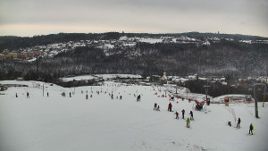 Skiareál Hlubočky - Horní část sjezdovky skiareálu Hlubočky - 1.1.2026 v 11:10