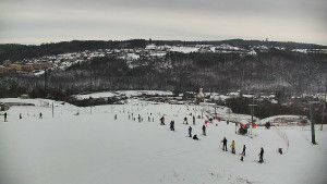 Skiareál Hlubočky - Horní část sjezdovky skiareálu Hlubočky - 1.1.2026 v 12:20