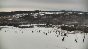 Skiareál Hlubočky - Horní část sjezdovky skiareálu Hlubočky - 1.1.2026 v 12:30