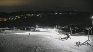 Skiareál Hlubočky - Horní část sjezdovky skiareálu Hlubočky - 1.1.2026 v 19:55 Skiareál Hlubočky - Horní část sjezdovky skiareálu Hlubočky - 1.1.2026 v 19:55