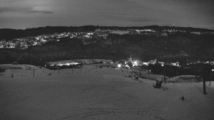 Skiareál Hlubočky - Horní část sjezdovky skiareálu Hlubočky - 2.1.2026 v 00:00
