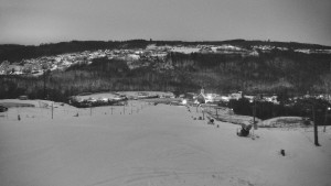 Skiareál Hlubočky - Horní část sjezdovky skiareálu Hlubočky - 2.1.2026 v 07:05