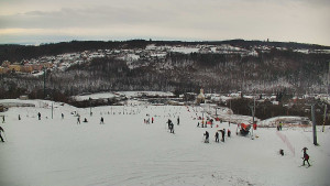 Skiareál Hlubočky - Horní část sjezdovky skiareálu Hlubočky - 2.1.2026 v 11:10