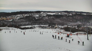 Skiareál Hlubočky - Horní část sjezdovky skiareálu Hlubočky - 2.1.2026 v 11:20