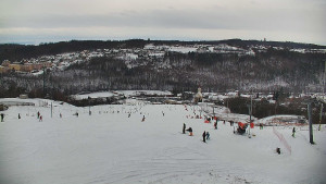 Skiareál Hlubočky - Horní část sjezdovky skiareálu Hlubočky - 2.1.2026 v 11:35