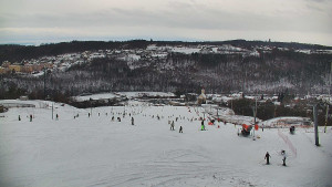 Skiareál Hlubočky - Horní část sjezdovky skiareálu Hlubočky - 2.1.2026 v 11:40