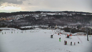 Skiareál Hlubočky - Horní část sjezdovky skiareálu Hlubočky - 2.1.2026 v 14:20