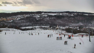 Skiareál Hlubočky - Horní část sjezdovky skiareálu Hlubočky - 2.1.2026 v 14:25