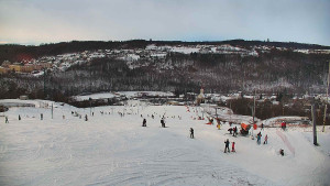 Skiareál Hlubočky - Horní část sjezdovky skiareálu Hlubočky - 2.1.2026 v 15:30