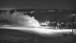 Horní část sjezdovky skiareálu Hlubočky