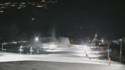 Horní část sjezdovky skiareálu Hlubočky